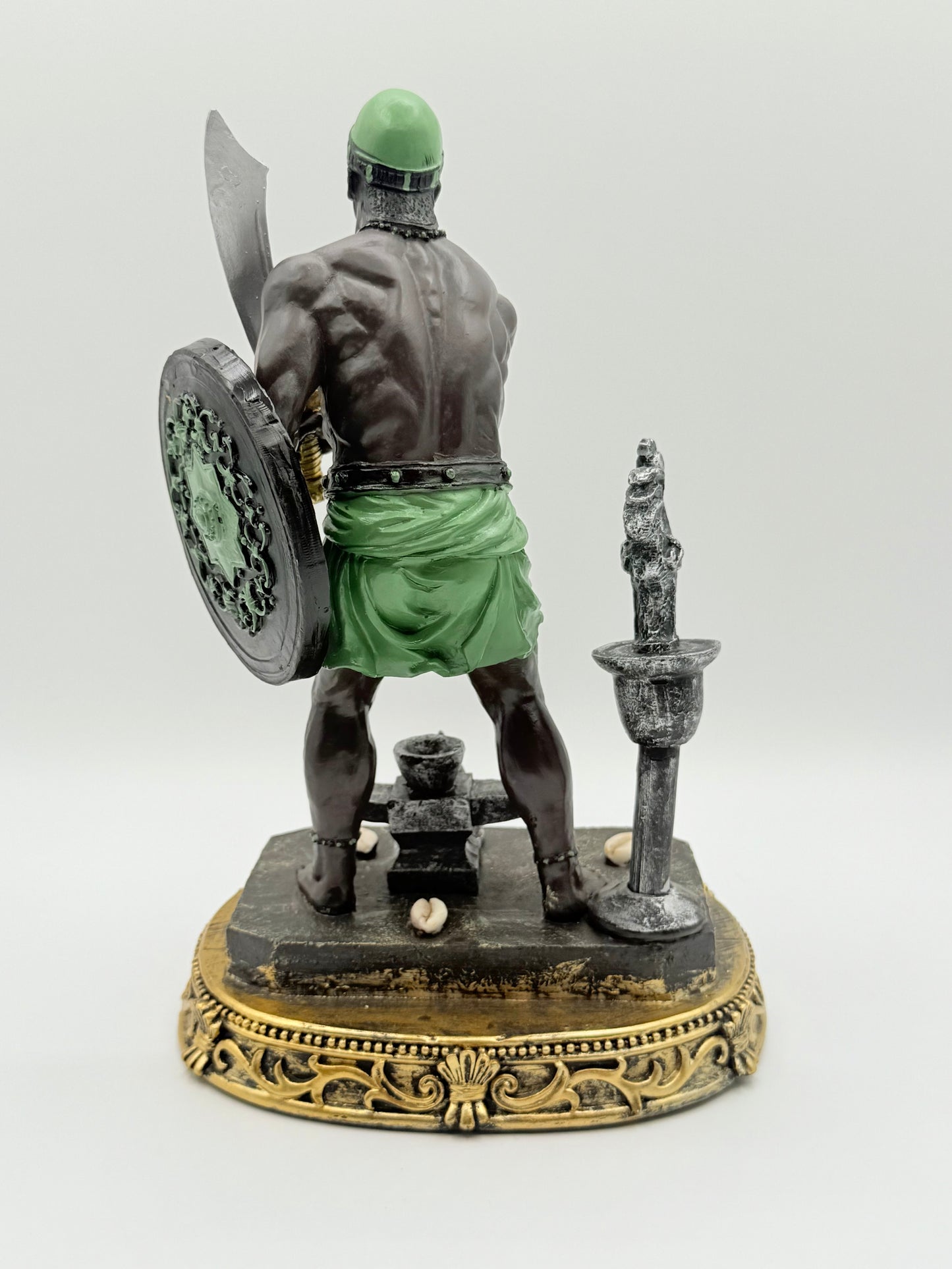 Ogun Statue 9" | Ogun Figurine | Santo Ogun | Estatua de Ogun | Gu | Oggun |