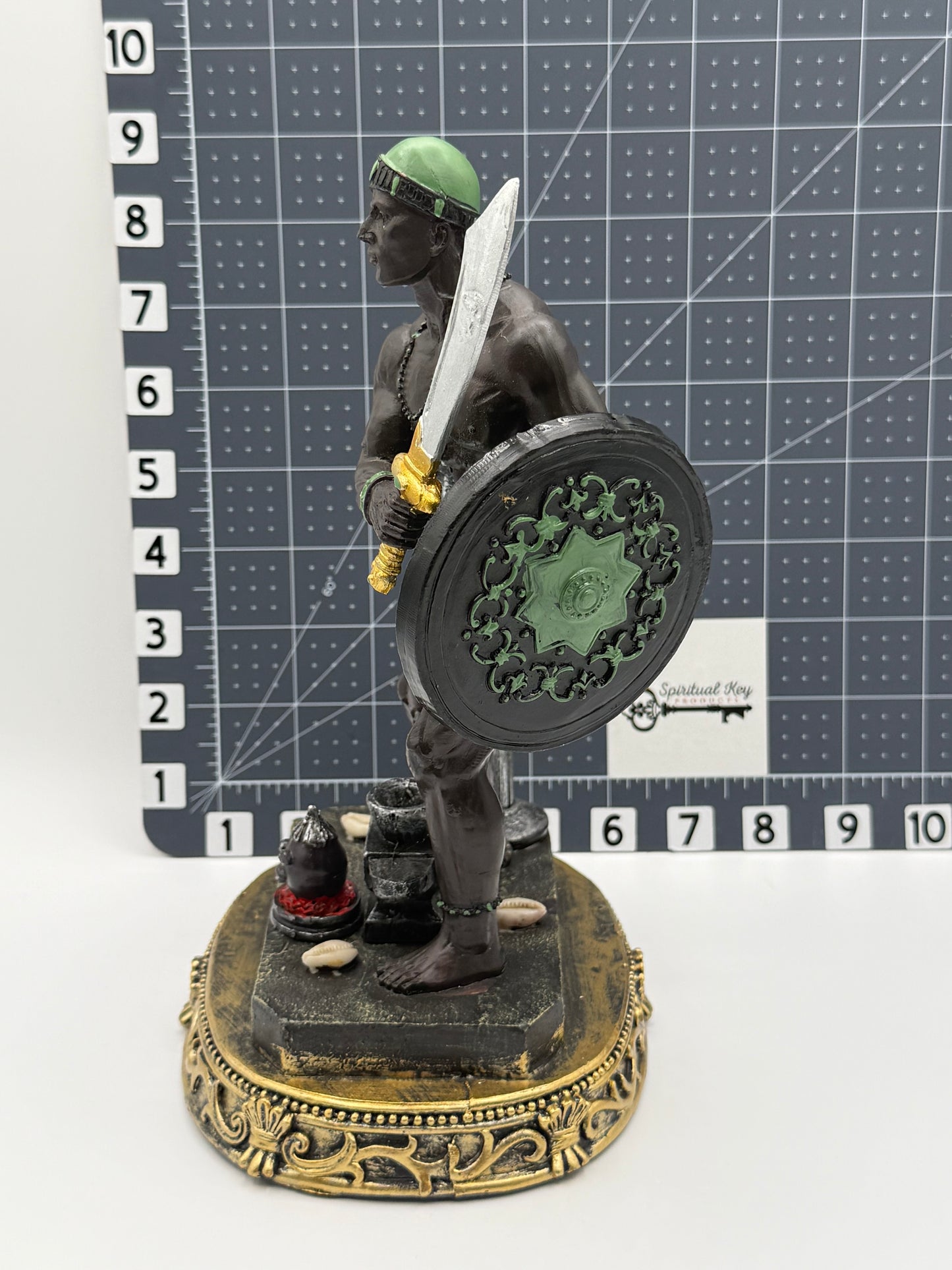 Ogun Statue 9" | Ogun Figurine | Santo Ogun | Estatua de Ogun | Gu | Oggun |