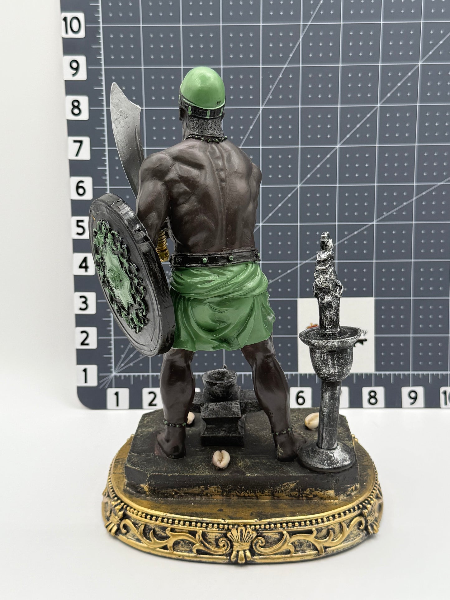 Ogun Statue 9" | Ogun Figurine | Santo Ogun | Estatua de Ogun | Gu | Oggun |