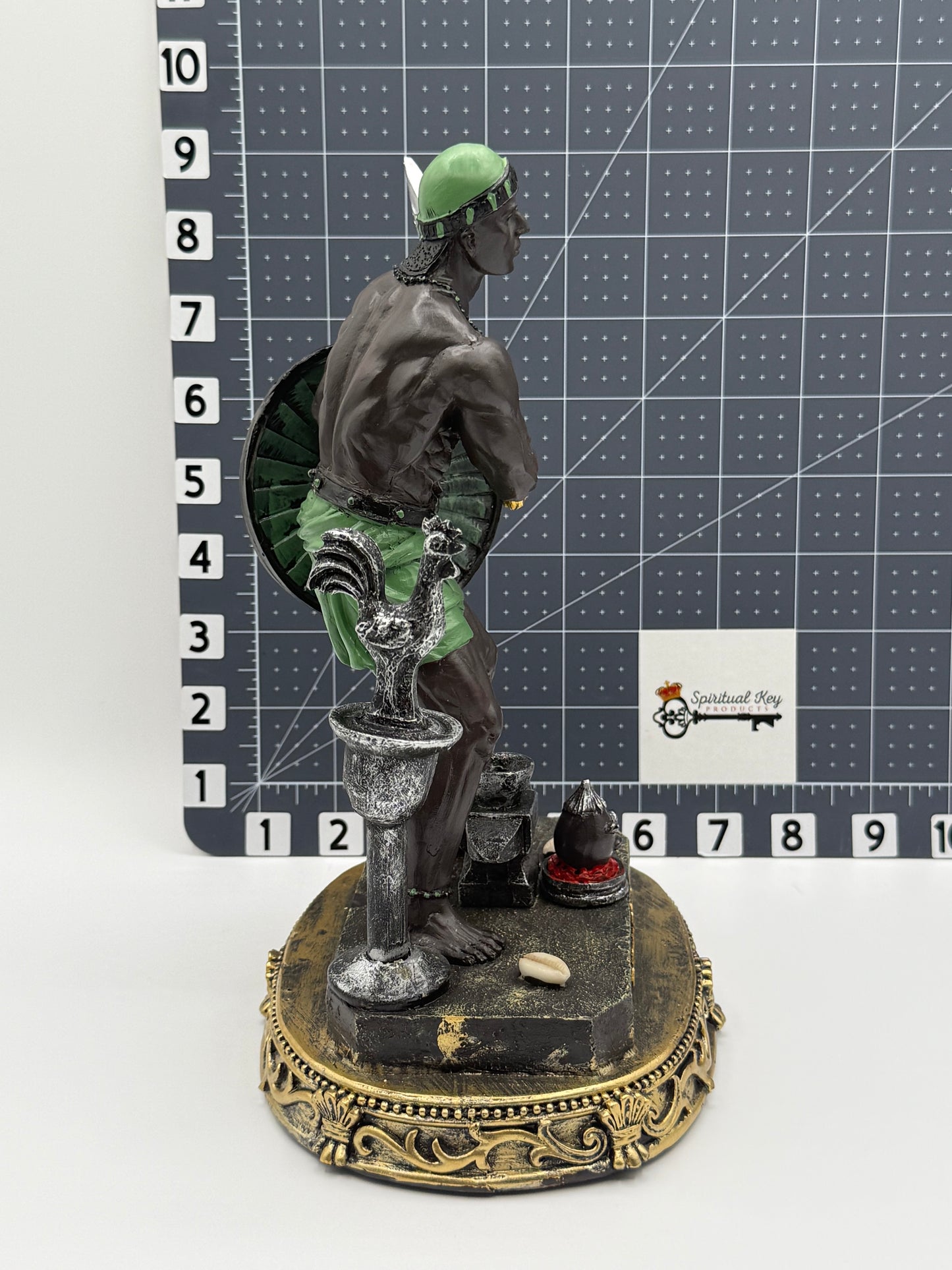 Ogun Statue 9" | Ogun Figurine | Santo Ogun | Estatua de Ogun | Gu | Oggun |