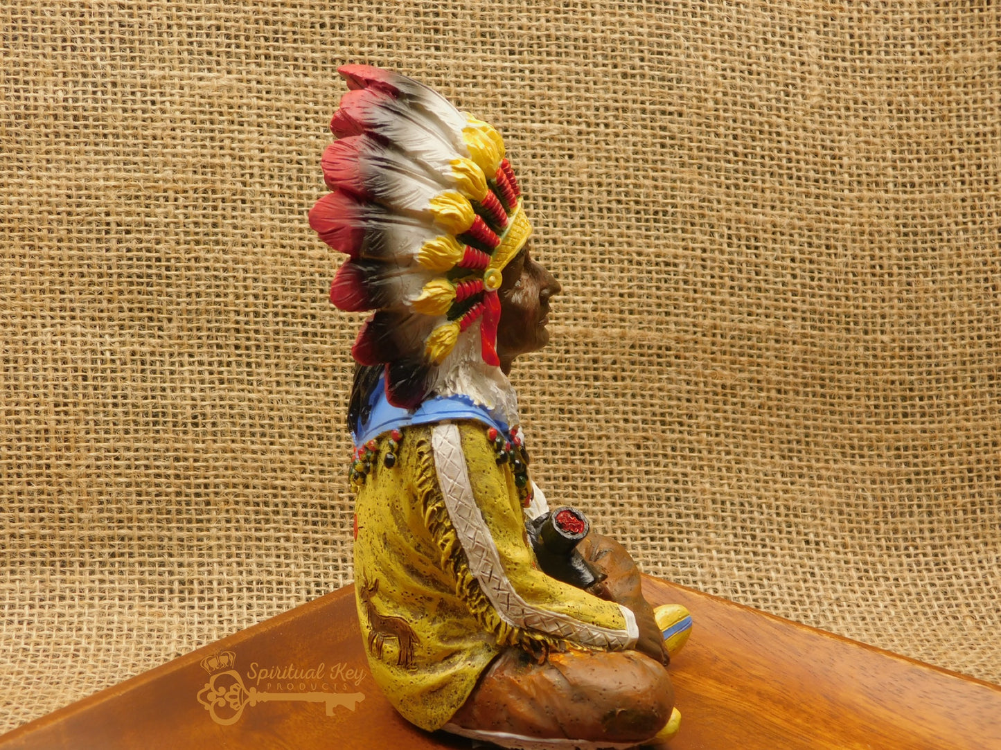 Sitting Indian Statue 6”